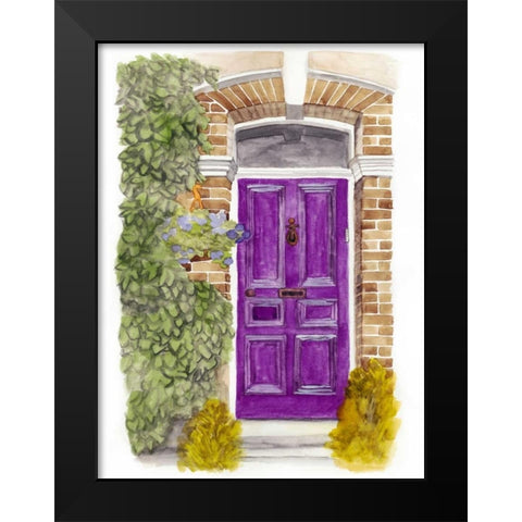 Warm Welcome IV Black Modern Wood Framed Art Print by McCavitt, Naomi