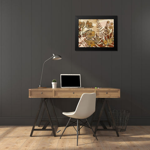 Sienna Arrangement II Black Modern Wood Framed Art Print by Studio W