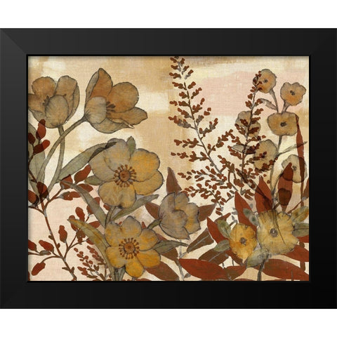 Sienna Arrangement II Black Modern Wood Framed Art Print by Studio W