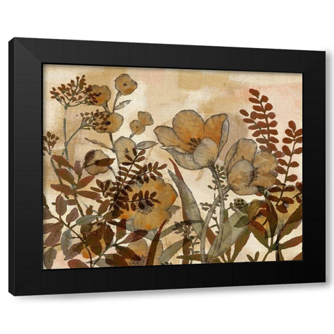 Sienna Arrangement IV Black Modern Wood Framed Art Print with Double Matting by Studio W
