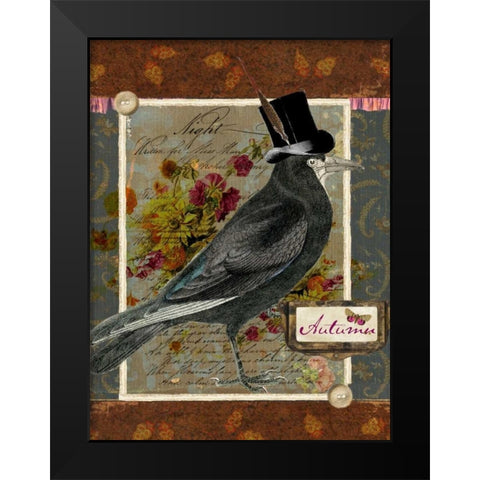 Collected Autumn I Black Modern Wood Framed Art Print by Lloyd, Sandy