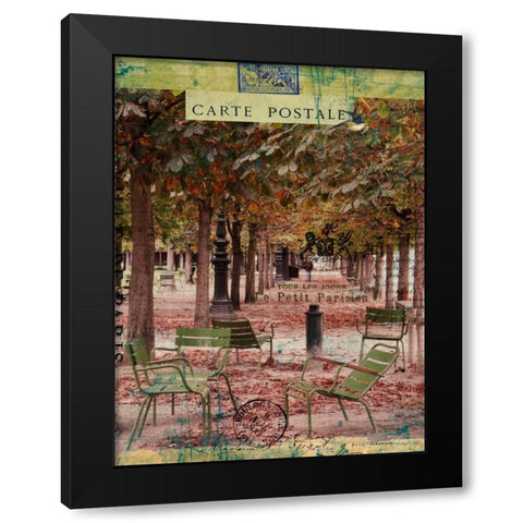 Collected Autumn IV Black Modern Wood Framed Art Print by Lloyd, Sandy
