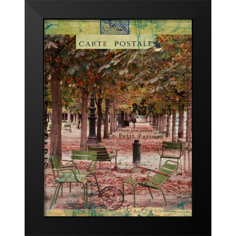 Collected Autumn IV Black Modern Wood Framed Art Print by Lloyd, Sandy