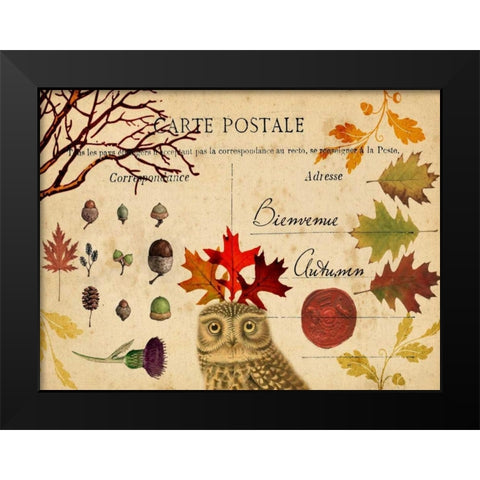 Collected Autumn V Black Modern Wood Framed Art Print by Lloyd, Sandy