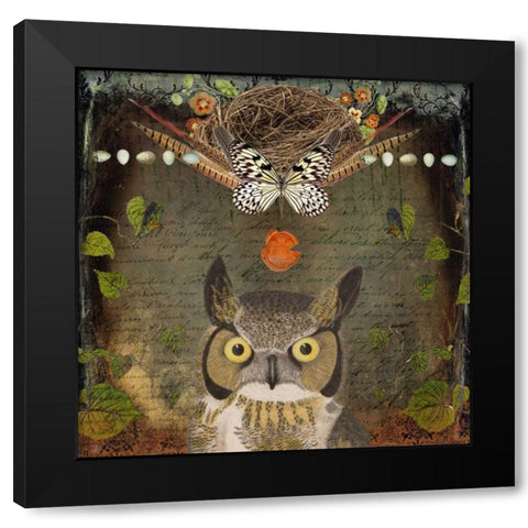 Collected Autumn VI Black Modern Wood Framed Art Print by Lloyd, Sandy