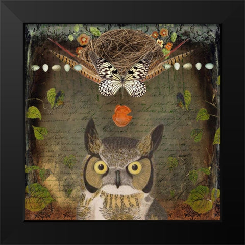 Collected Autumn VI Black Modern Wood Framed Art Print by Lloyd, Sandy