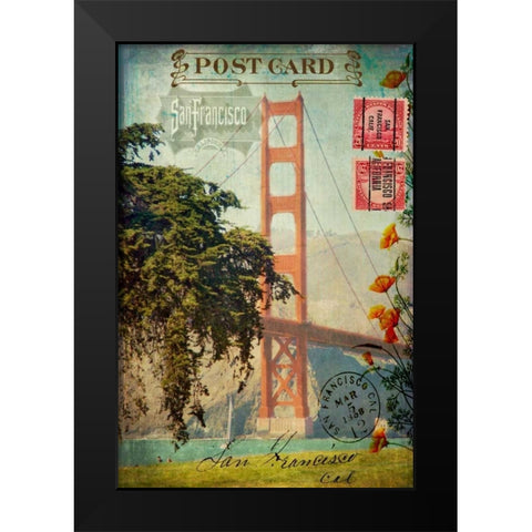San Francisco, CA Black Modern Wood Framed Art Print by Lloyd, Sandy