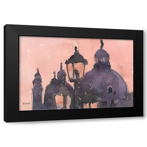 Venice Watercolors XI Black Modern Wood Framed Art Print by Dixon, Samuel