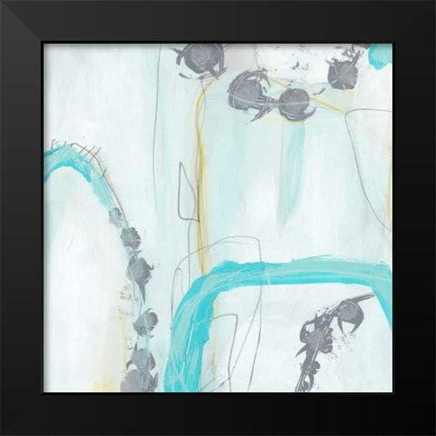 End Game I Black Modern Wood Framed Art Print by Vess, June Erica