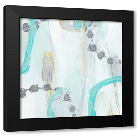 End Game II Black Modern Wood Framed Art Print by Vess, June Erica