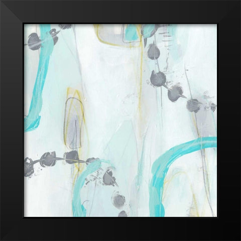 End Game II Black Modern Wood Framed Art Print by Vess, June Erica