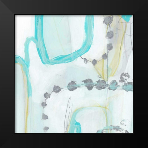 End Game III Black Modern Wood Framed Art Print by Vess, June Erica