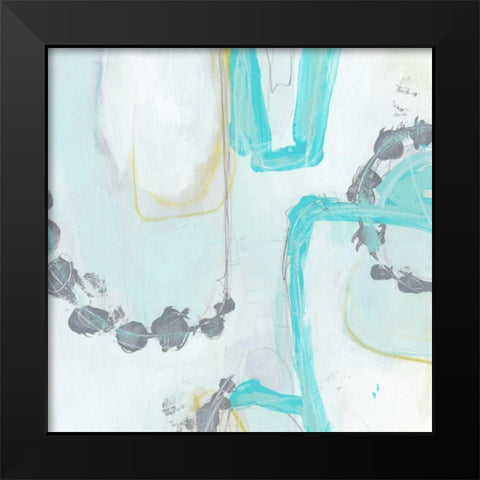 End Game IV Black Modern Wood Framed Art Print by Vess, June Erica