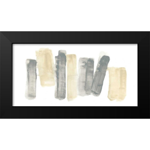 Neutral Sentry I Black Modern Wood Framed Art Print by Vess, June Erica