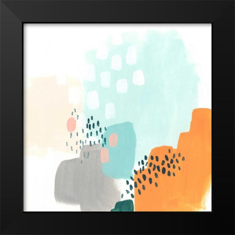 Precept III Black Modern Wood Framed Art Print by Vess, June Erica