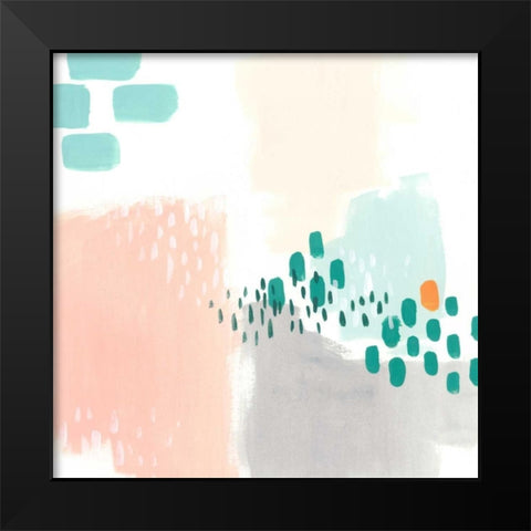 Precept IV Black Modern Wood Framed Art Print by Vess, June Erica