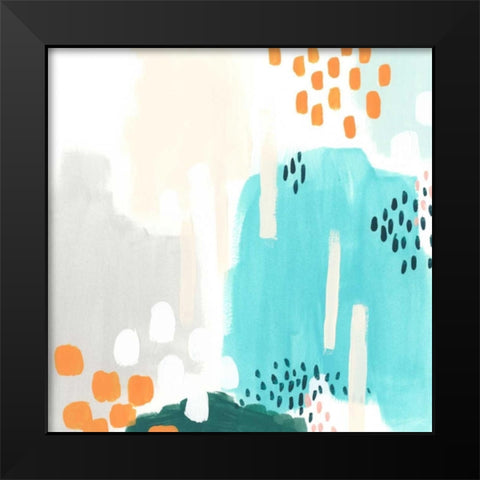 Precept V Black Modern Wood Framed Art Print by Vess, June Erica