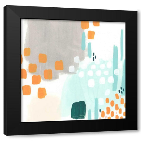 Precept VIII Black Modern Wood Framed Art Print with Double Matting by Vess, June Erica