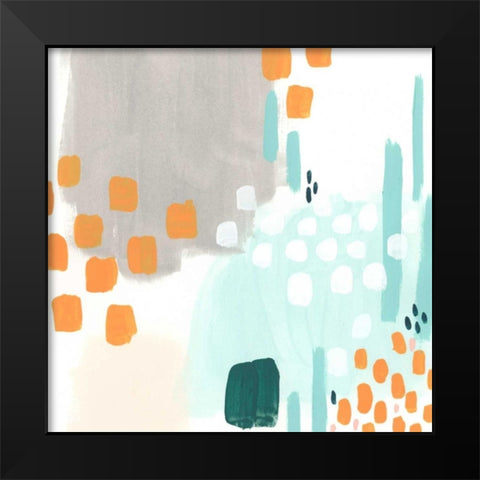 Precept VIII Black Modern Wood Framed Art Print by Vess, June Erica