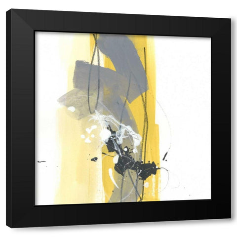 Catch Phrase I Black Modern Wood Framed Art Print with Double Matting by Vess, June Erica
