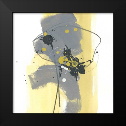Catch Phrase II Black Modern Wood Framed Art Print by Vess, June Erica