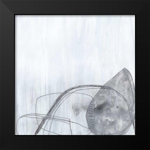 Premonition II Black Modern Wood Framed Art Print by Vess, June Erica