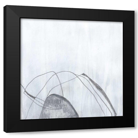 Premonition III Black Modern Wood Framed Art Print with Double Matting by Vess, June Erica