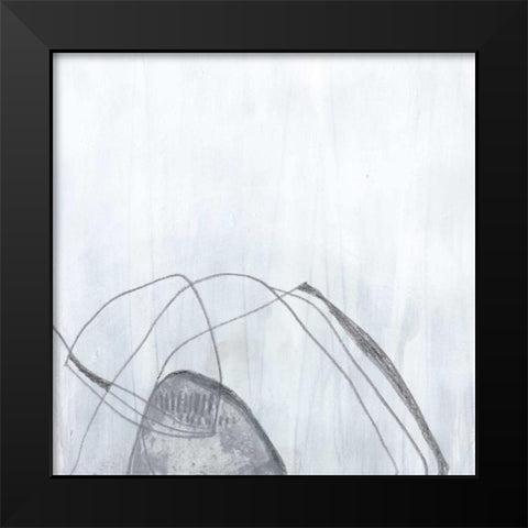 Premonition III Black Modern Wood Framed Art Print by Vess, June Erica