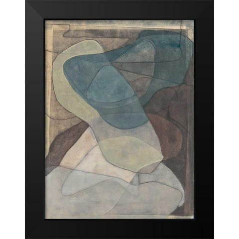 Those Dancing Shoes Black Modern Wood Framed Art Print by Delamater, Rob