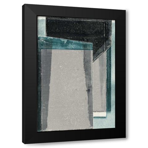 The City Gates II Black Modern Wood Framed Art Print with Double Matting by Delamater, Rob