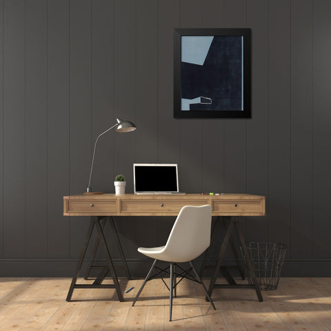 Ship Shape I Black Modern Wood Framed Art Print by Delamater, Rob