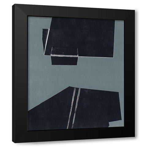 Ship Shape IX Black Modern Wood Framed Art Print with Double Matting by Delamater, Rob