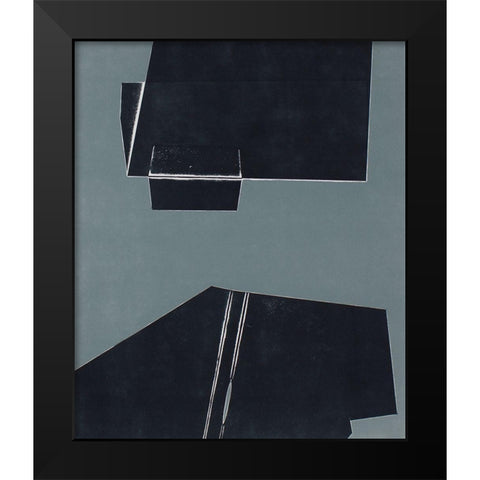 Ship Shape IX Black Modern Wood Framed Art Print by Delamater, Rob