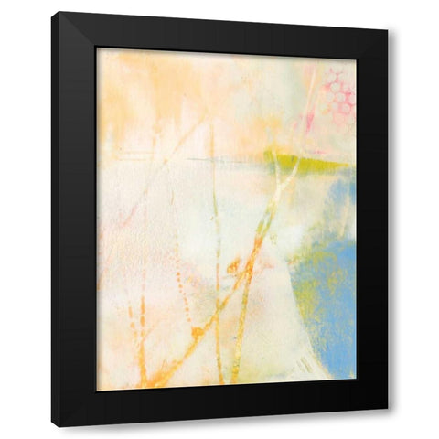 Pastel Lux II Black Modern Wood Framed Art Print with Double Matting by Jachimiec, Sue