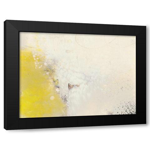 Yellow Lux I Black Modern Wood Framed Art Print by Jachimiec, Sue