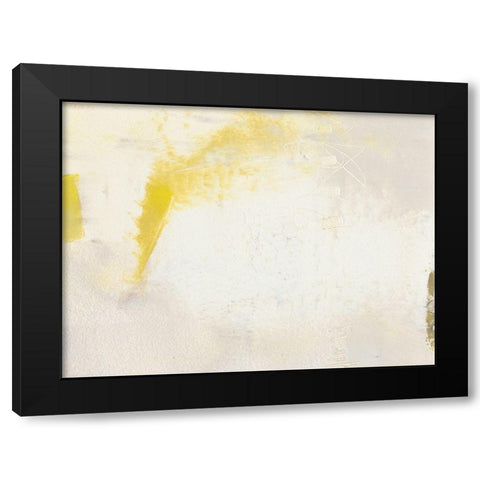 Yellow Lux II Black Modern Wood Framed Art Print by Jachimiec, Sue