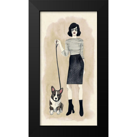 The Best Accessory I Black Modern Wood Framed Art Print by Popp, Grace