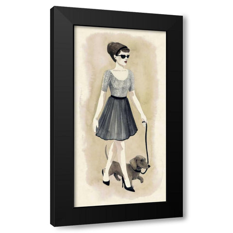 The Best Accessory II Black Modern Wood Framed Art Print by Popp, Grace