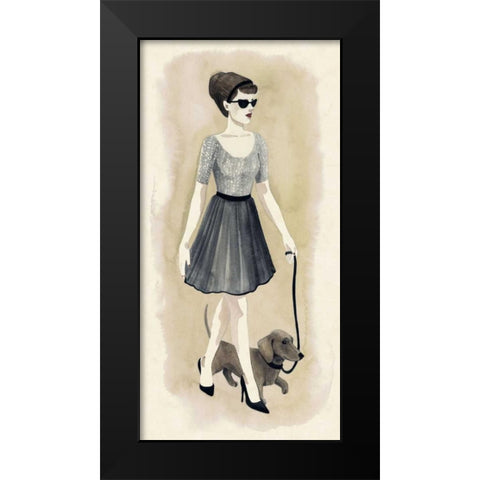 The Best Accessory II Black Modern Wood Framed Art Print by Popp, Grace
