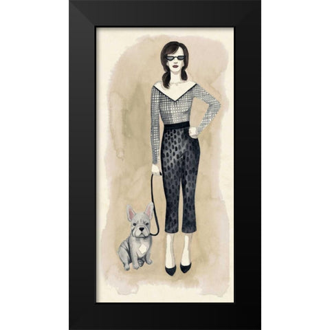 The Best Accessory III Black Modern Wood Framed Art Print by Popp, Grace