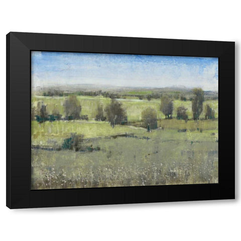 Morning Horizon I Black Modern Wood Framed Art Print with Double Matting by OToole, Tim