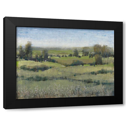 Morning Horizon II Black Modern Wood Framed Art Print with Double Matting by OToole, Tim
