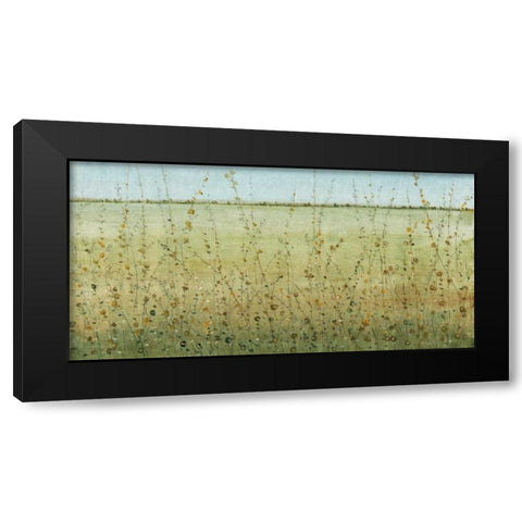 Edge of the Field II Black Modern Wood Framed Art Print with Double Matting by OToole, Tim