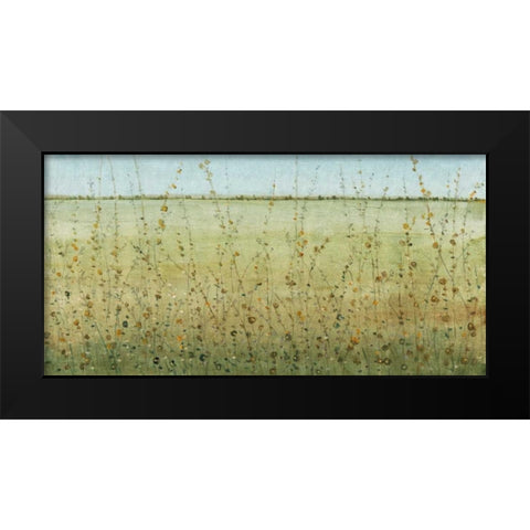 Edge of the Field II Black Modern Wood Framed Art Print by OToole, Tim