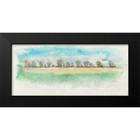 Treeline Impressions II Black Modern Wood Framed Art Print by OToole, Tim
