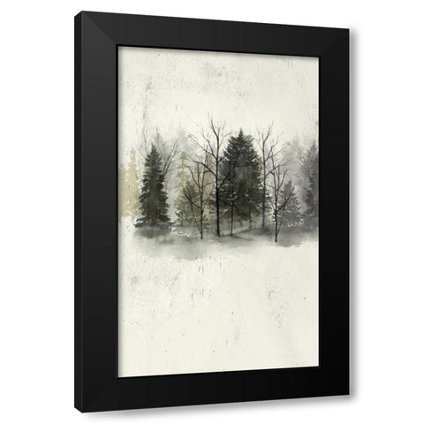 Textured Treeline I Black Modern Wood Framed Art Print by Popp, Grace