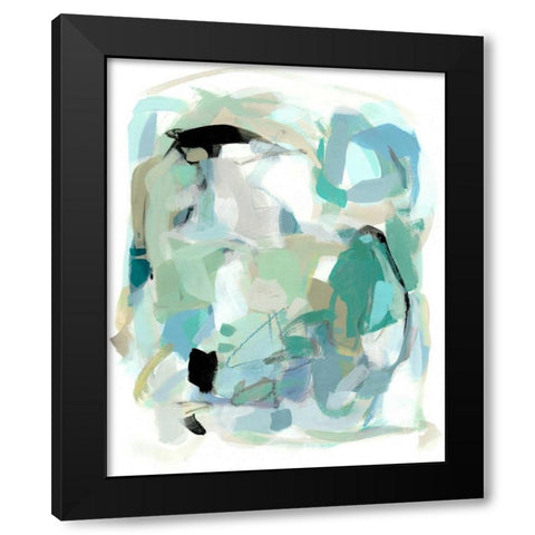 Sweet Spring II Black Modern Wood Framed Art Print with Double Matting by Long, Christina