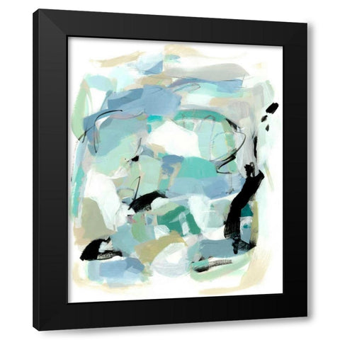 Sweet Spring IV Black Modern Wood Framed Art Print with Double Matting by Long, Christina
