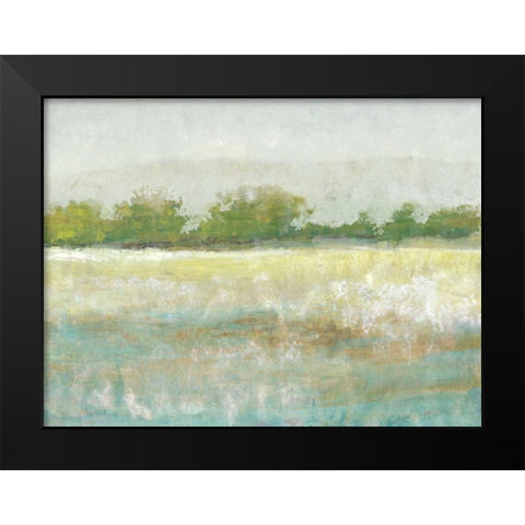 Spring Treeline II Black Modern Wood Framed Art Print by OToole, Tim
