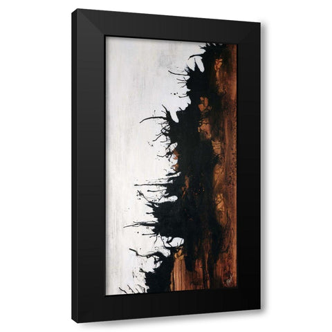 Give Or Take I Black Modern Wood Framed Art Print by Douglass, Farrell
